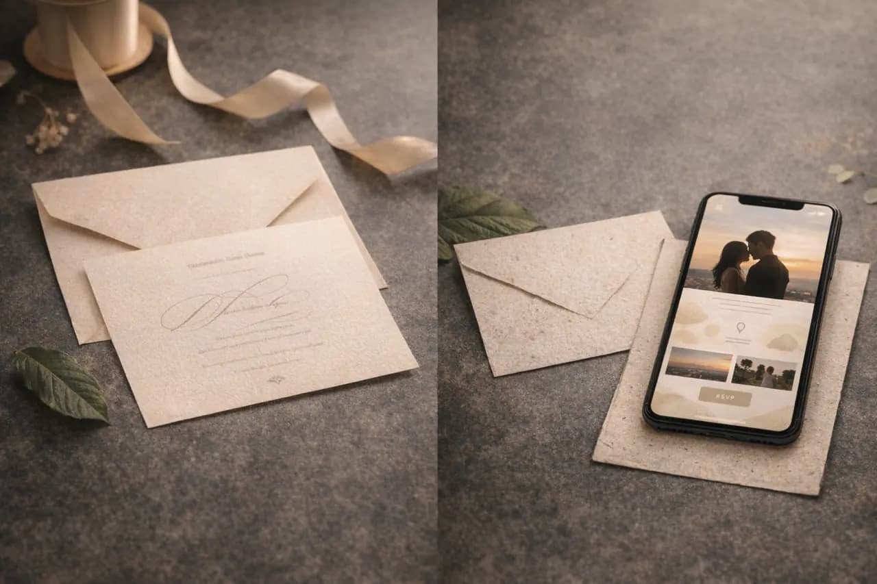 Электронные приглашения против бумажных: честное сравнение 2026