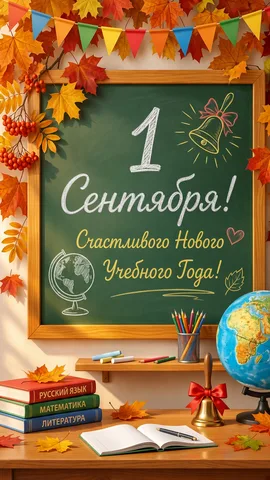 С 1 сентября!