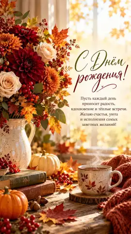 Осеннее поздравление