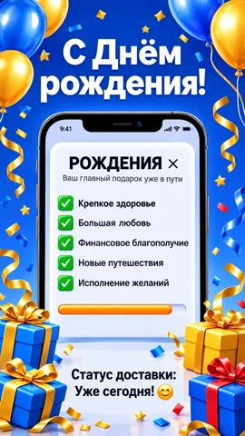 Подарок уже в пути