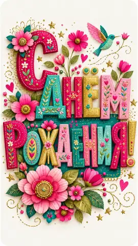 С днём рождения!